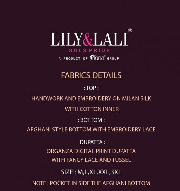 Lily And Lali Afghani Vol 5 Embroidered Readymade Dress Collection